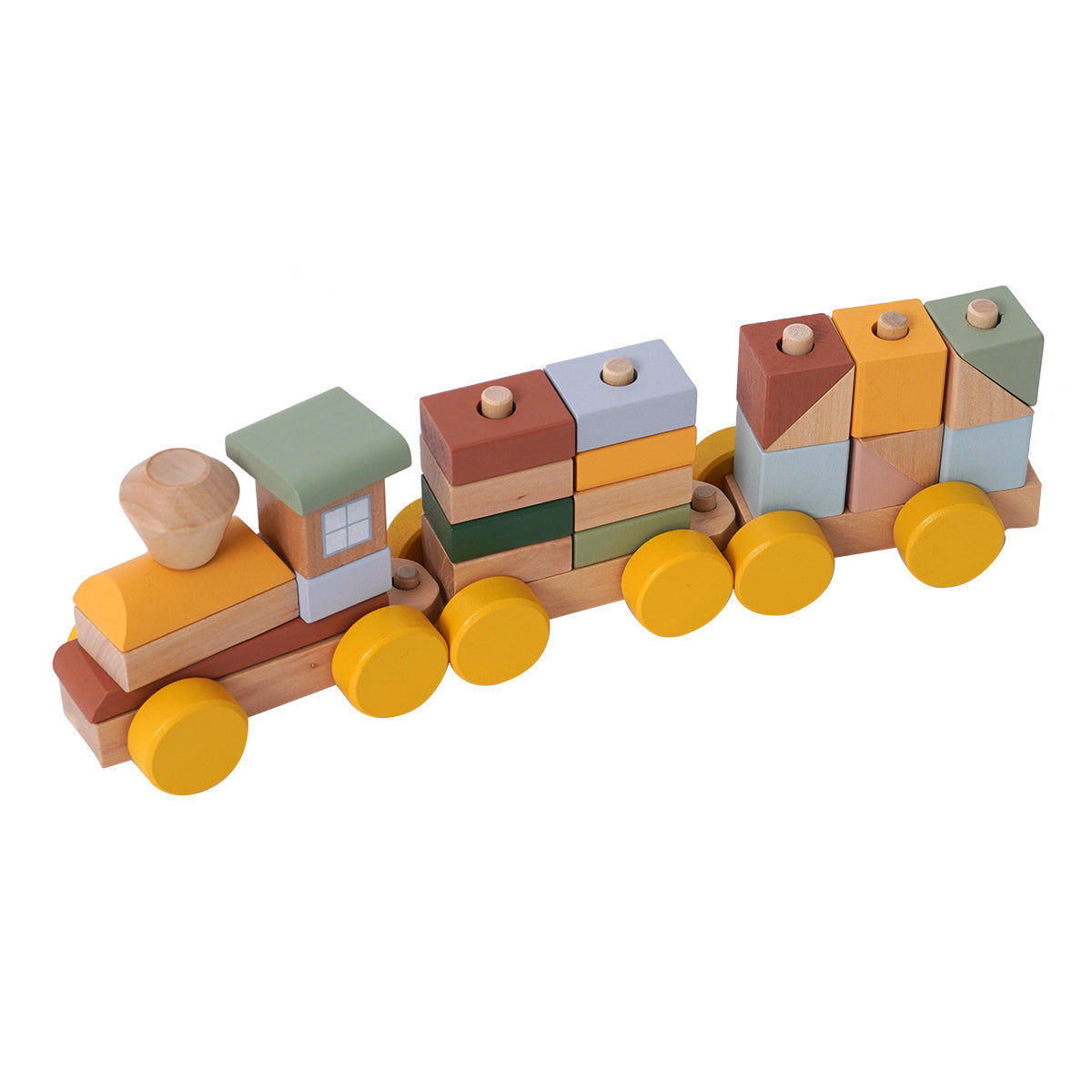 Dainy's Wooden Blocks Train