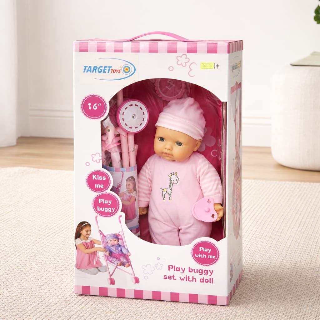 Target Toys - Play Buggy Set With Doll