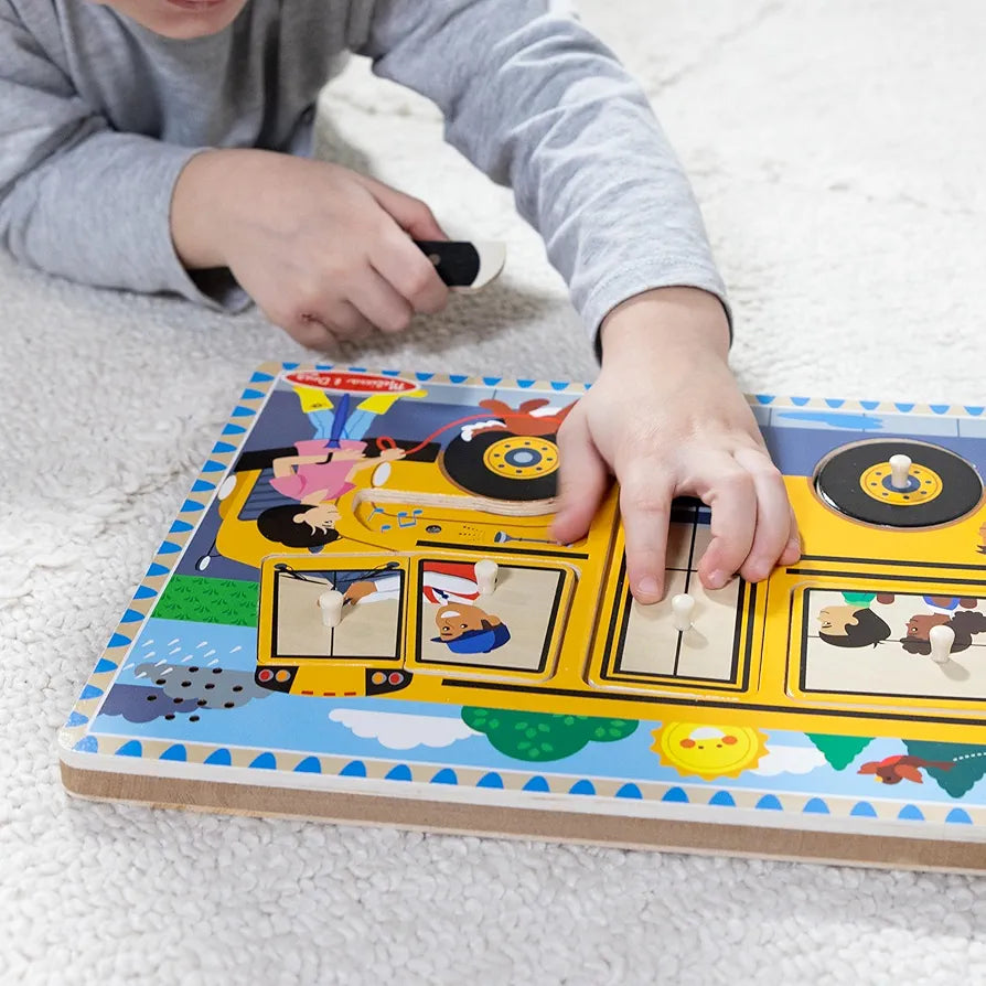 Melissa & Doug - The Wheels On The Bus Sound Puzzle