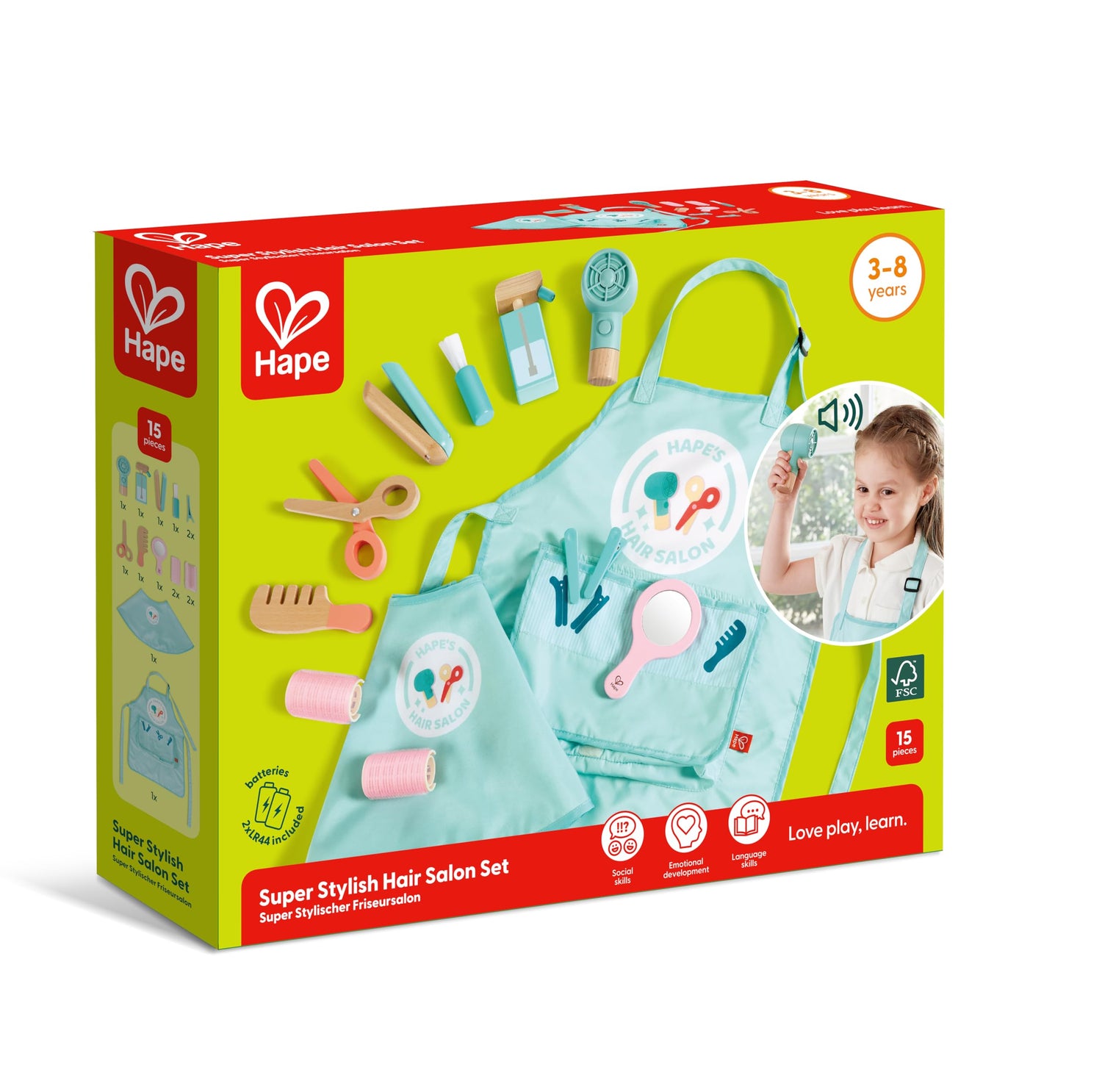 Hape - Super Stylish Hair Set