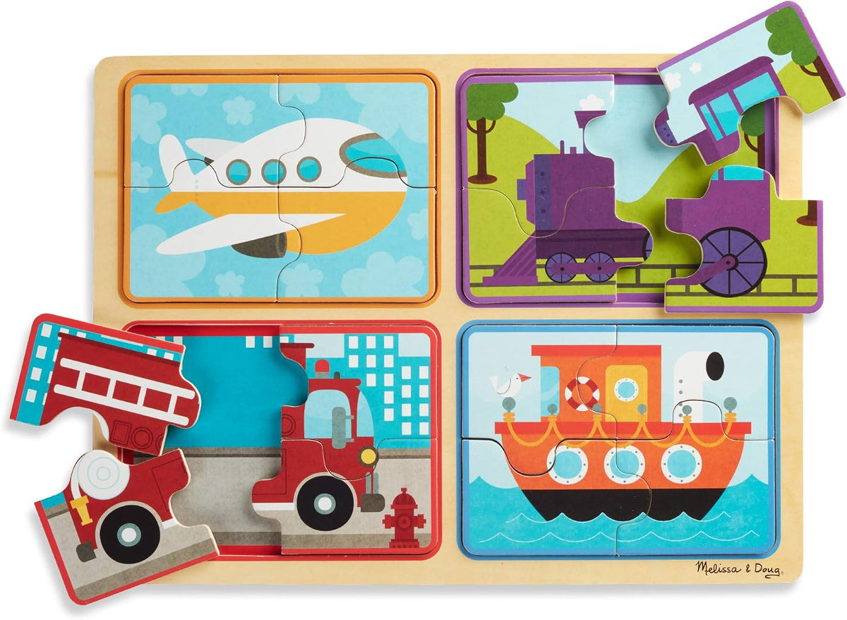 Melissa & Doug -Wooden Puzzle: Ready, Set, Go