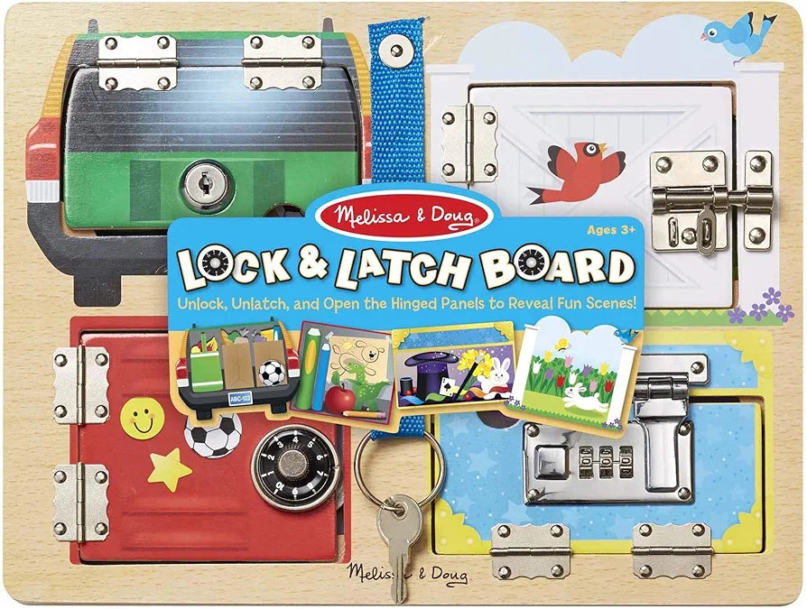 Melissa & Doug - Lock & Latch Board
