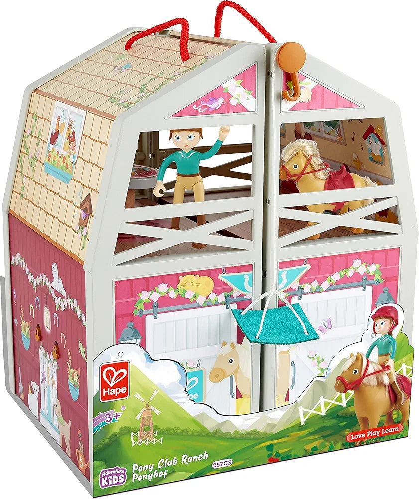 Hape - Pony Club Ranch Role Playset