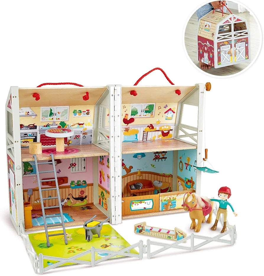 Hape - Pony Club Ranch Role Playset