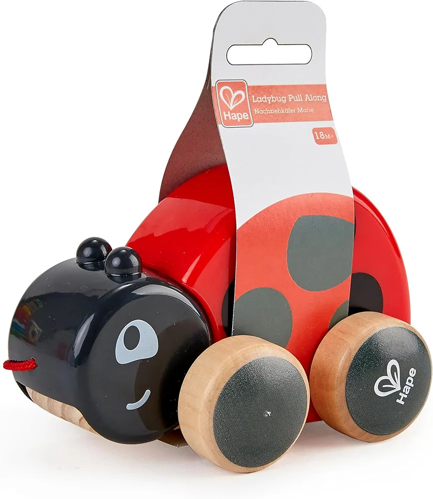 Hape - Ladybug Pull Along
