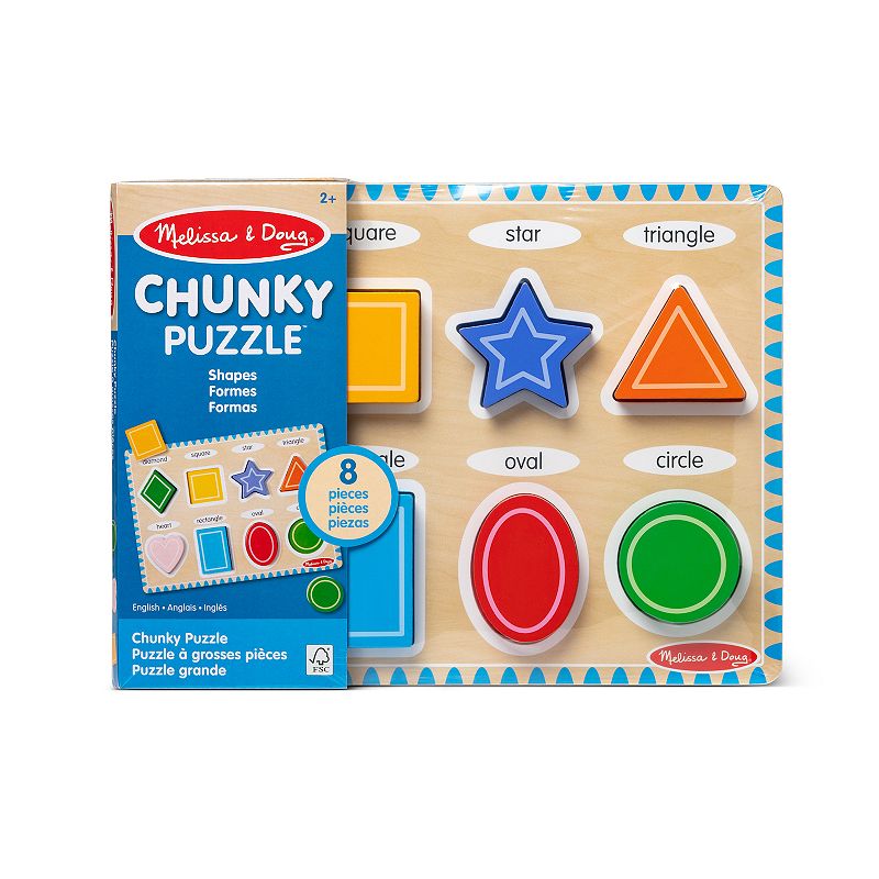Melissa & Doug - Shapes Chunky Puzzle