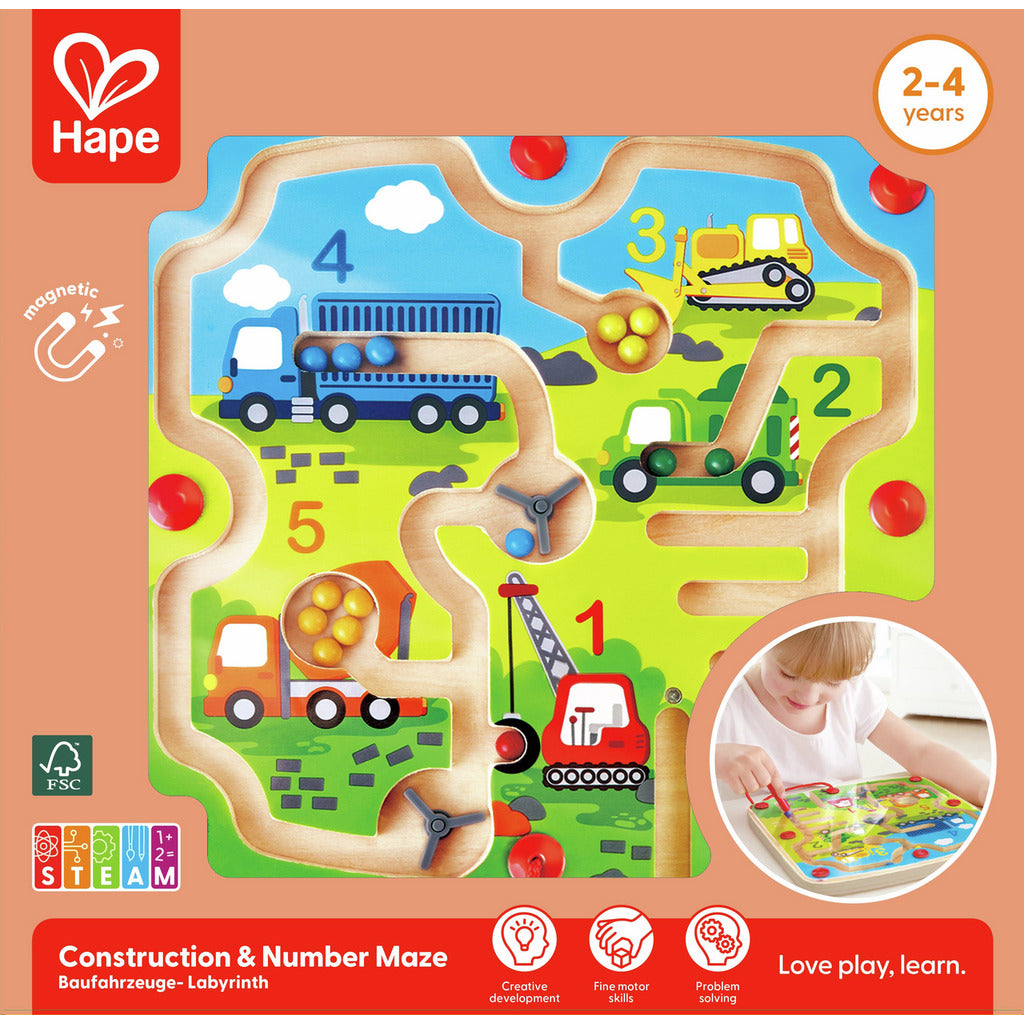 Hape - Construction & Number Maze