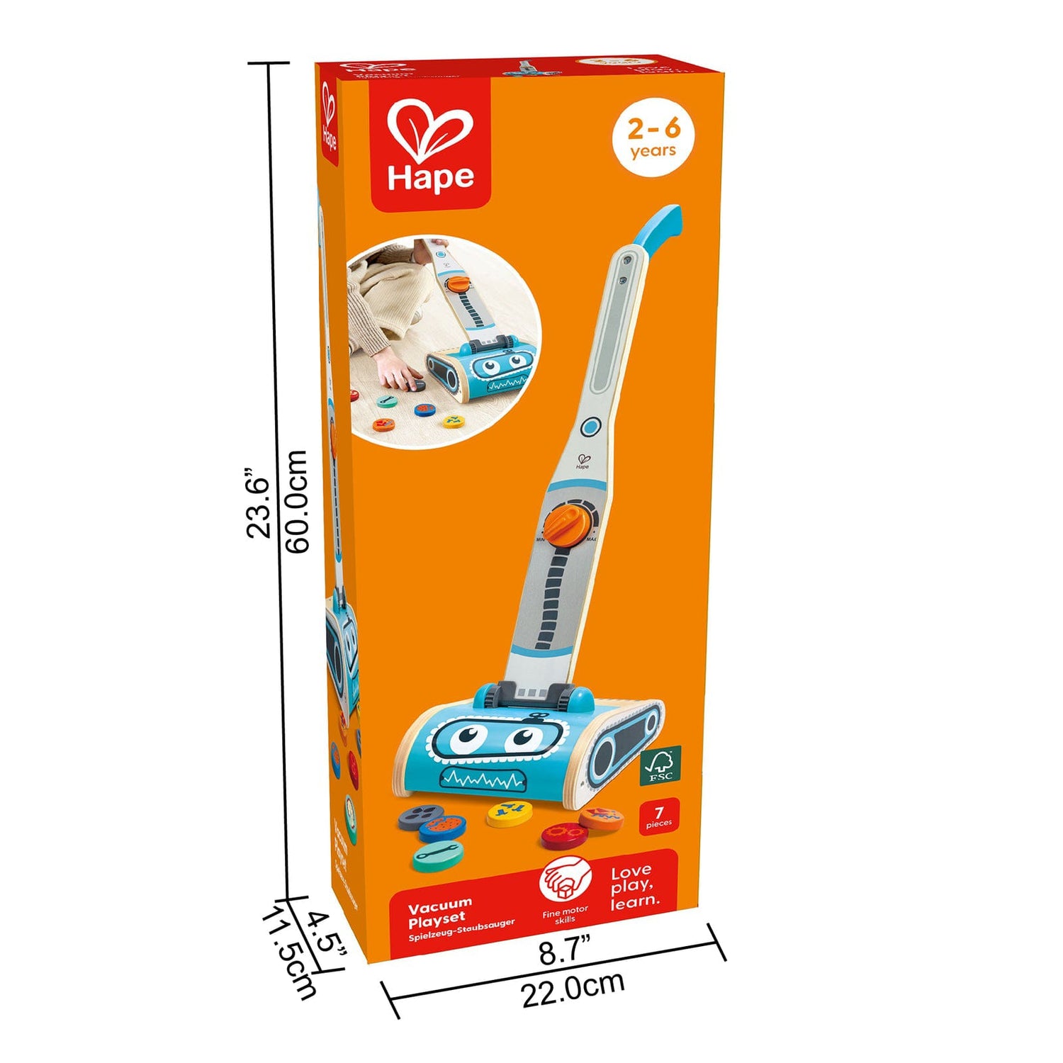 Hape - Vacuum Playset