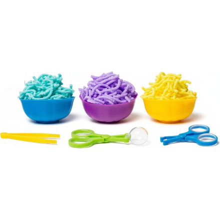 Noodlez squishy sensory play