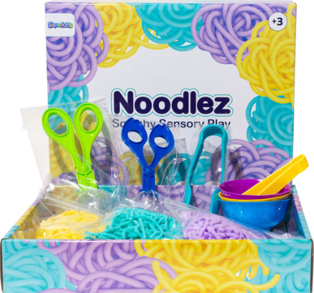 Noodlez squishy sensory play