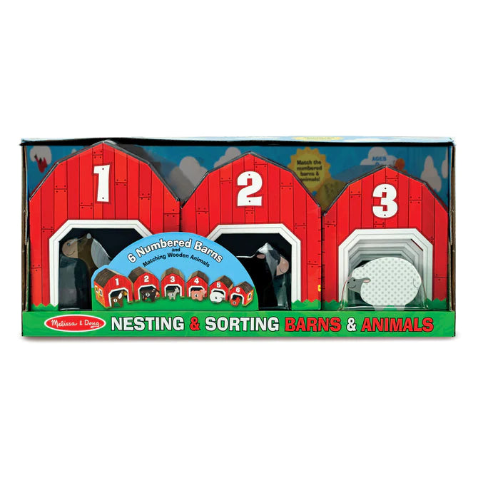 Melissa & Doug - Nesting & sorting barns & animals