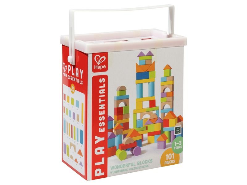 Hape - קוביות עץ נהדרות