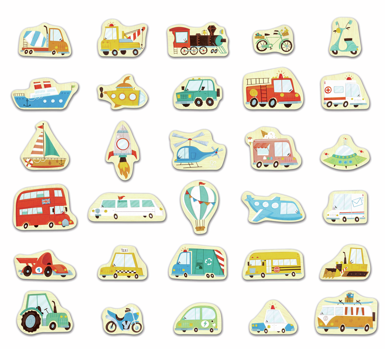 Hape - Magnetic Vehicles set