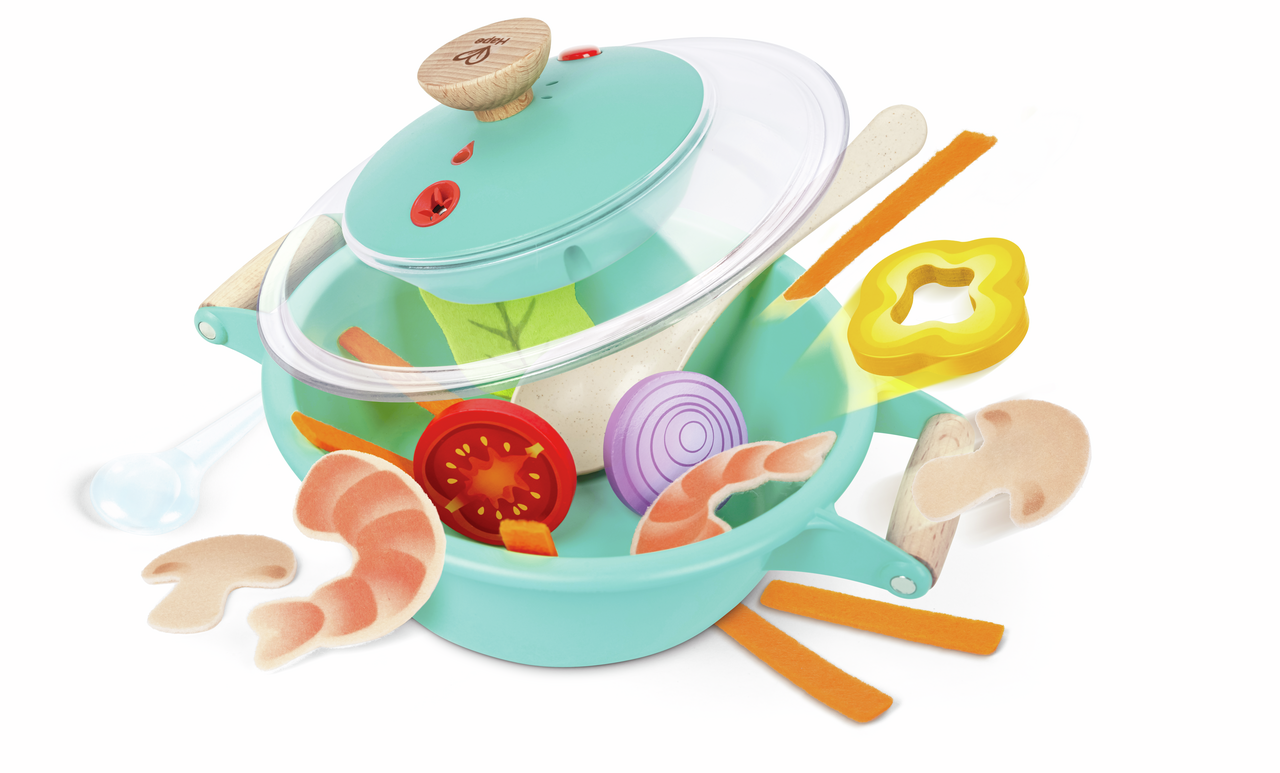 Hape - Little Chef Cooking & Steam Playset