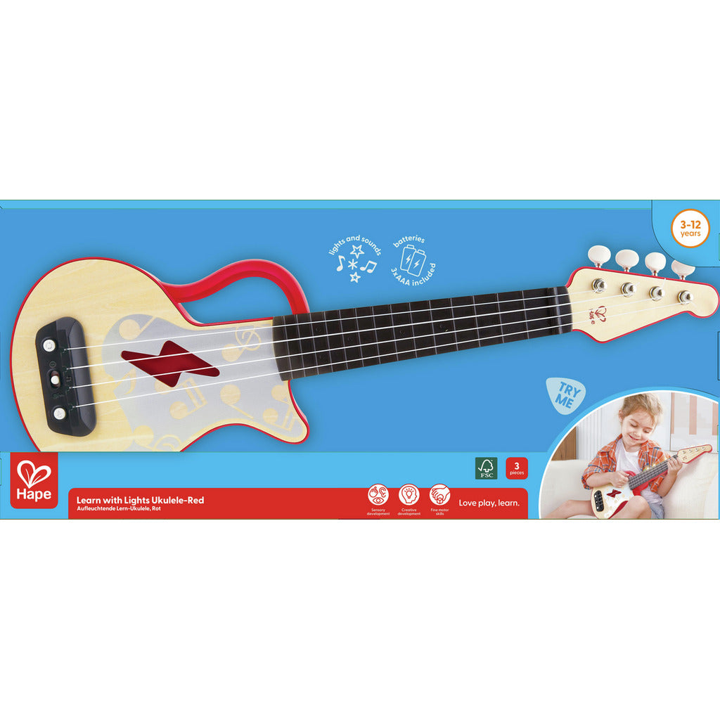 Hape - Learn with Lights Ukulele