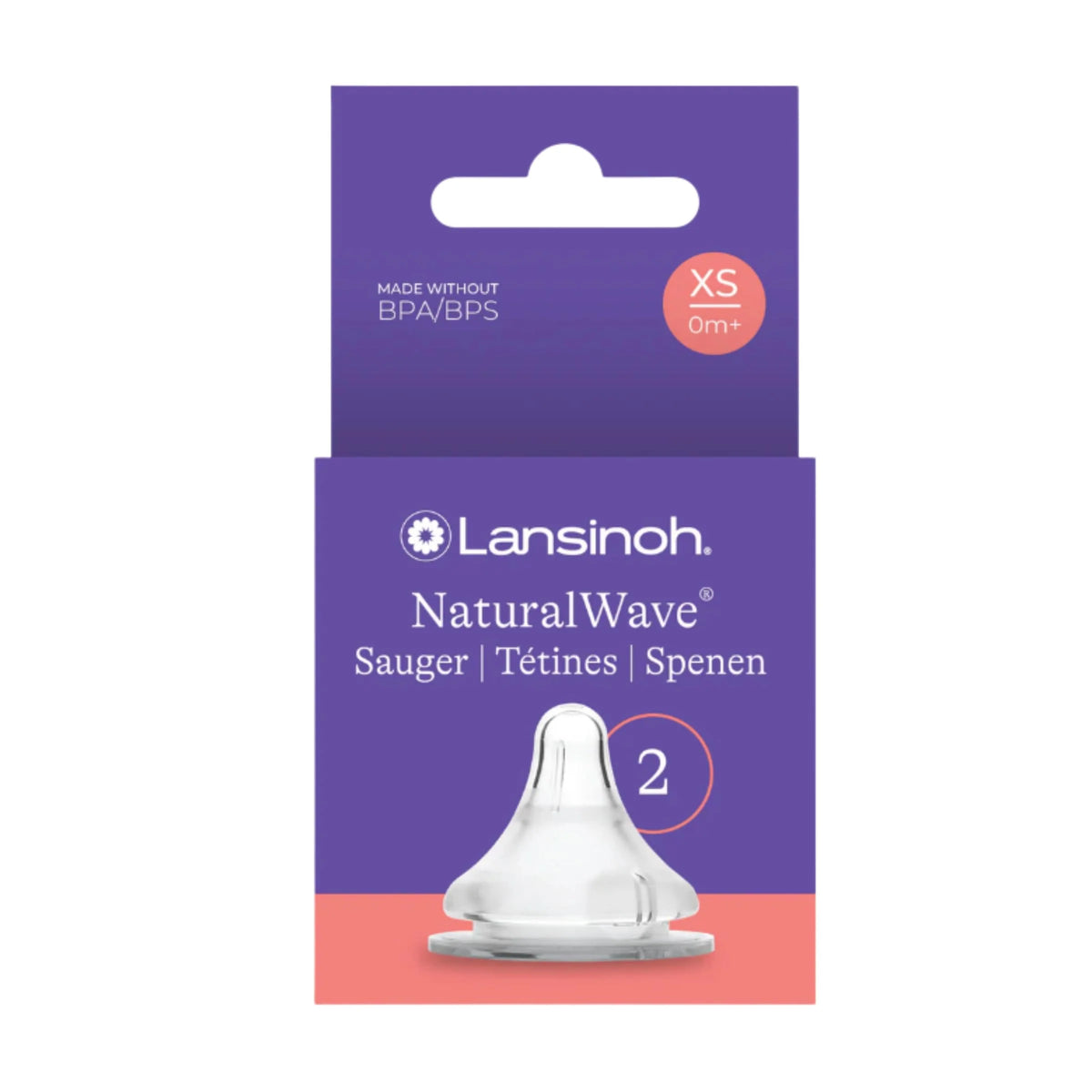 Lansinoh - Natural Wave Teats 0m+