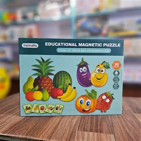 Educational Magnetic Puzzle-Fruit & Vegetable