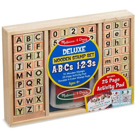 Melissa & Doug - Deluxe Wooden Stamp Set