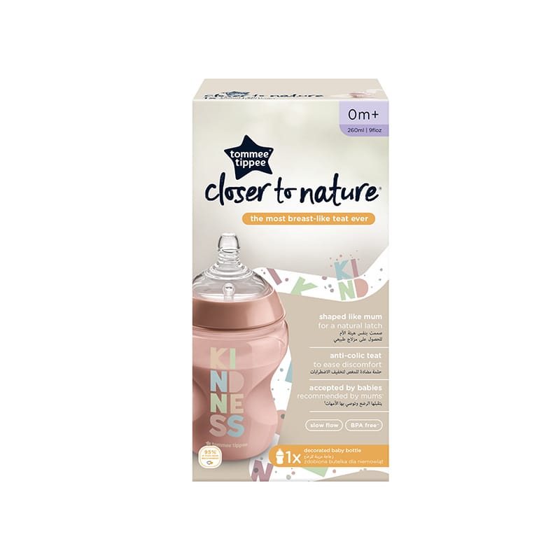 Tommee Tippee - a breast-like teat bottle