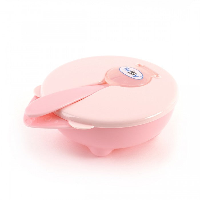 قعرية إطعام للأطفال من Twigy Flawless™ تأتي مع ملعقة.