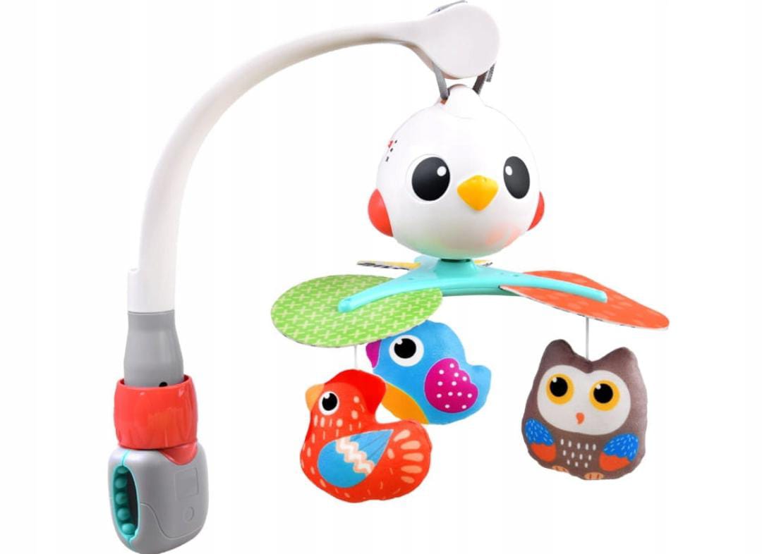 HOLA - musical cot mobile with bird toys
