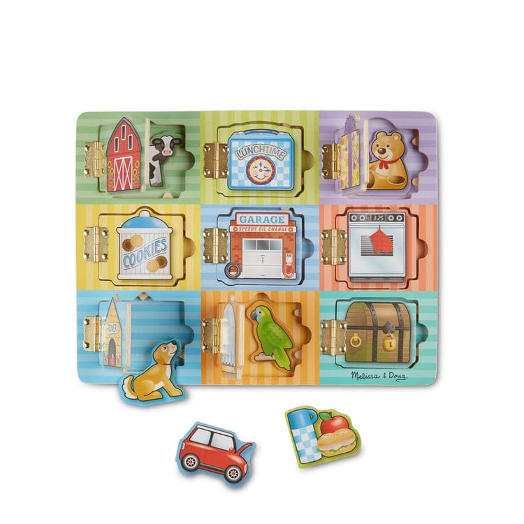 Melissa &amp; Doug - Wooden Magnetic Hide &amp; Seek Board