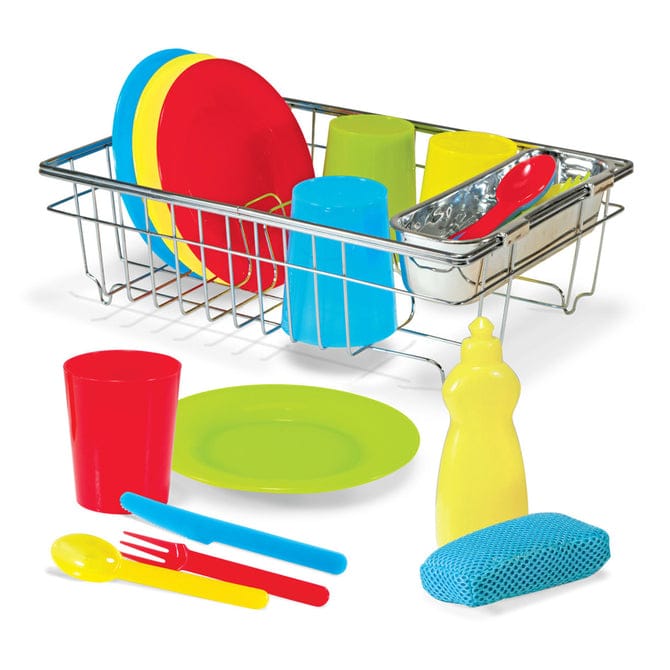 Melissa & Doug - Wash & Dry Dish Set