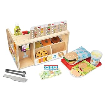 Melissa & Doug - Wooden Slice & Stack Sandwich Counter