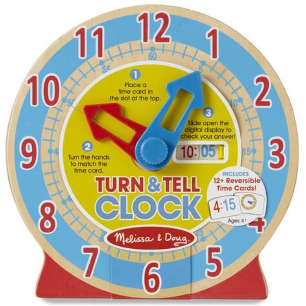 Melissa & Doug - Turn & Tell Clock