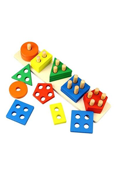 Wooden Geometric Shape Sorter