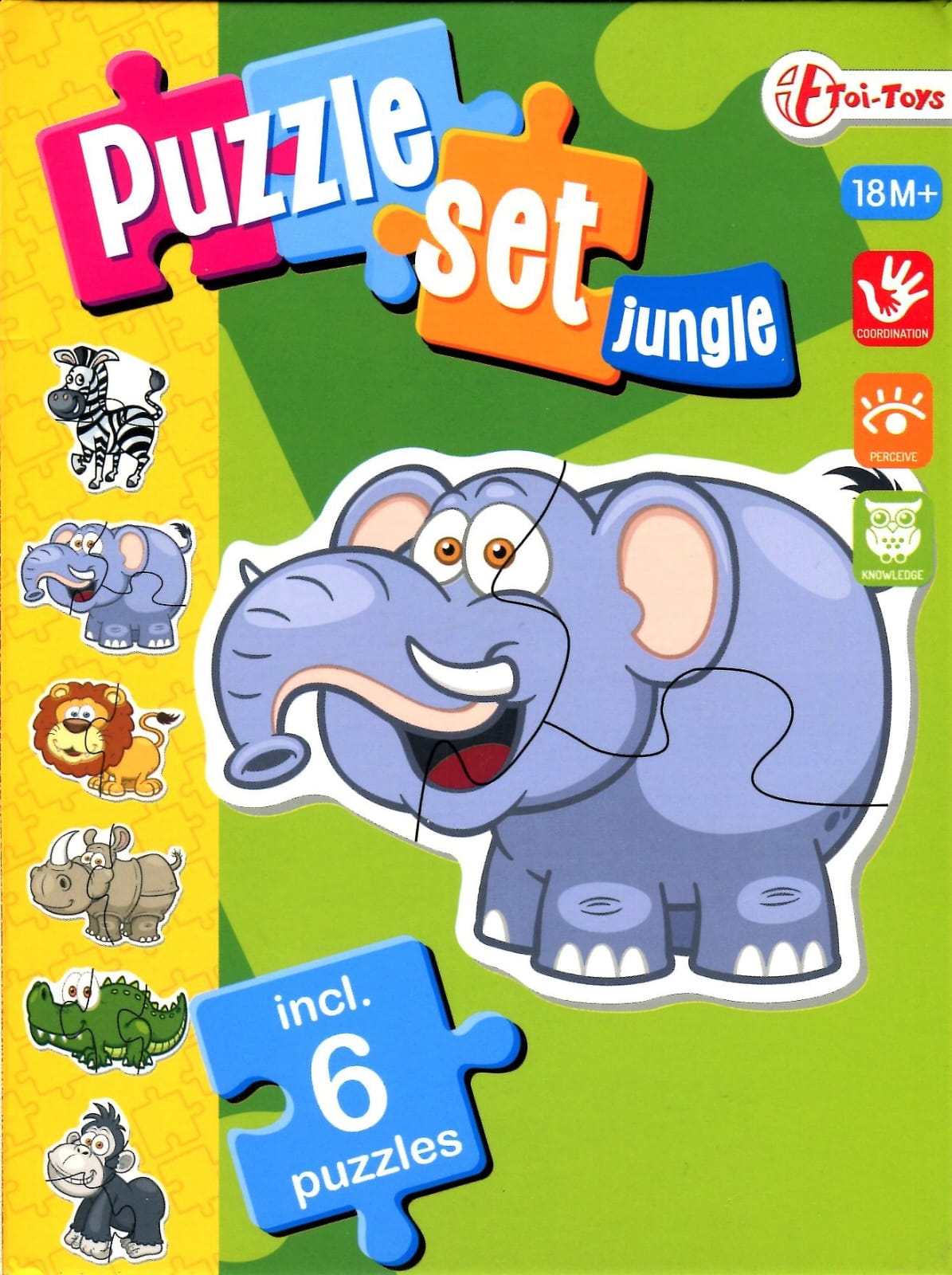 Puzzle set jungle