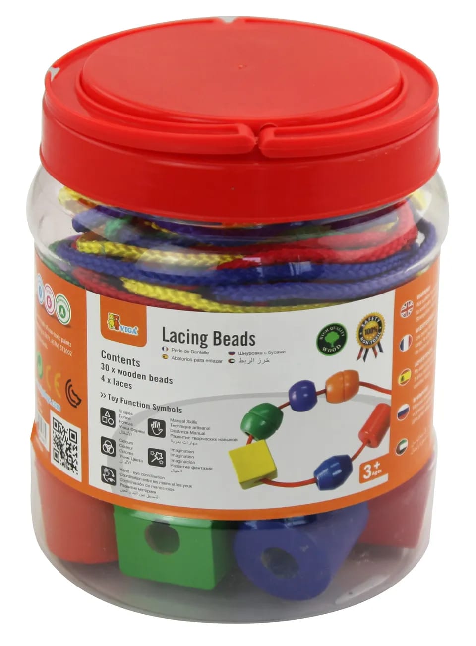 Viga - Lacing beads
