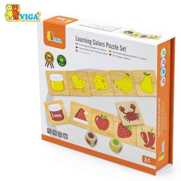 VIGA - Learning Colors Puzzle Set