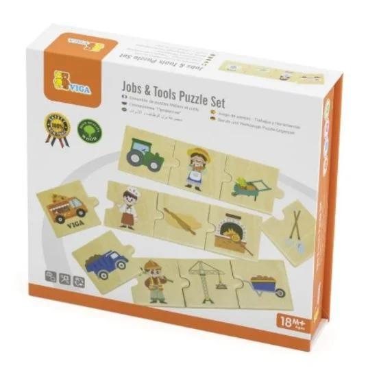 VIGA - Jobs & Tools Puzzle Set