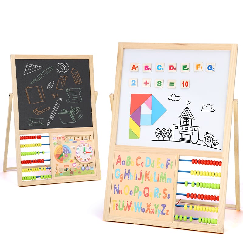 Calendar bead double-sided drawing board