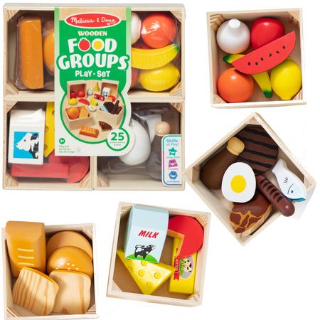 Melissa & Doug - Wooden Food Groups