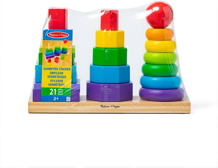 Melissa & Doug - Geometric Stacker