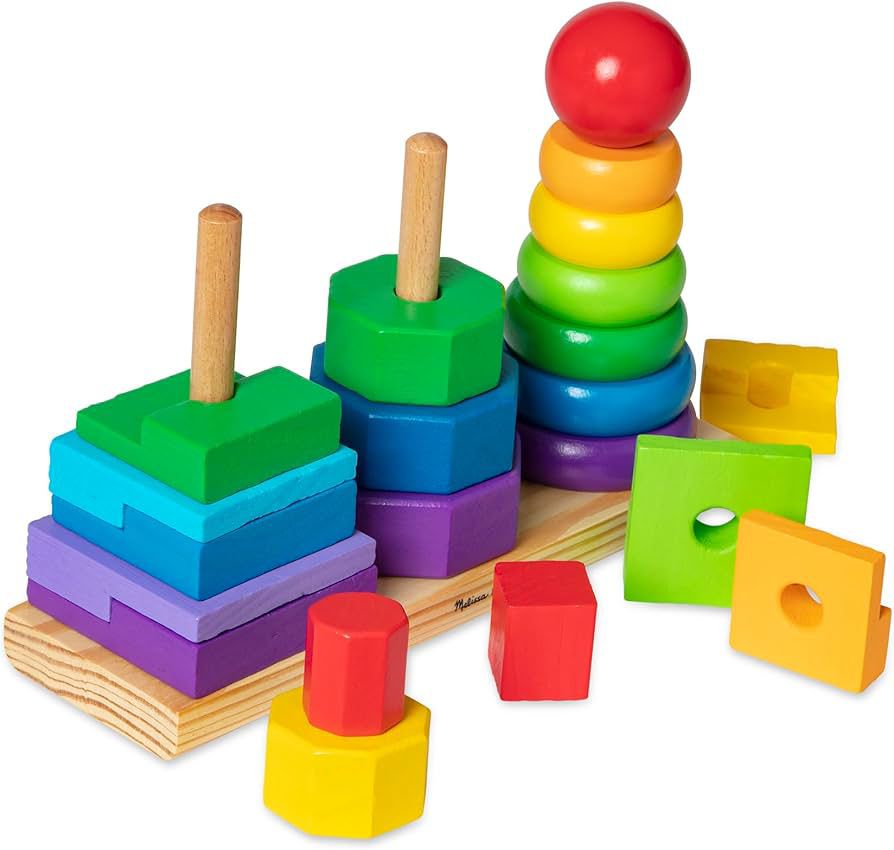 Melissa & Doug - Geometric Stacker