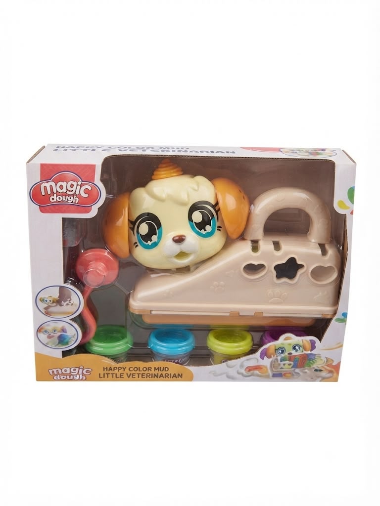 magic dough-happy color mud little veterinarian