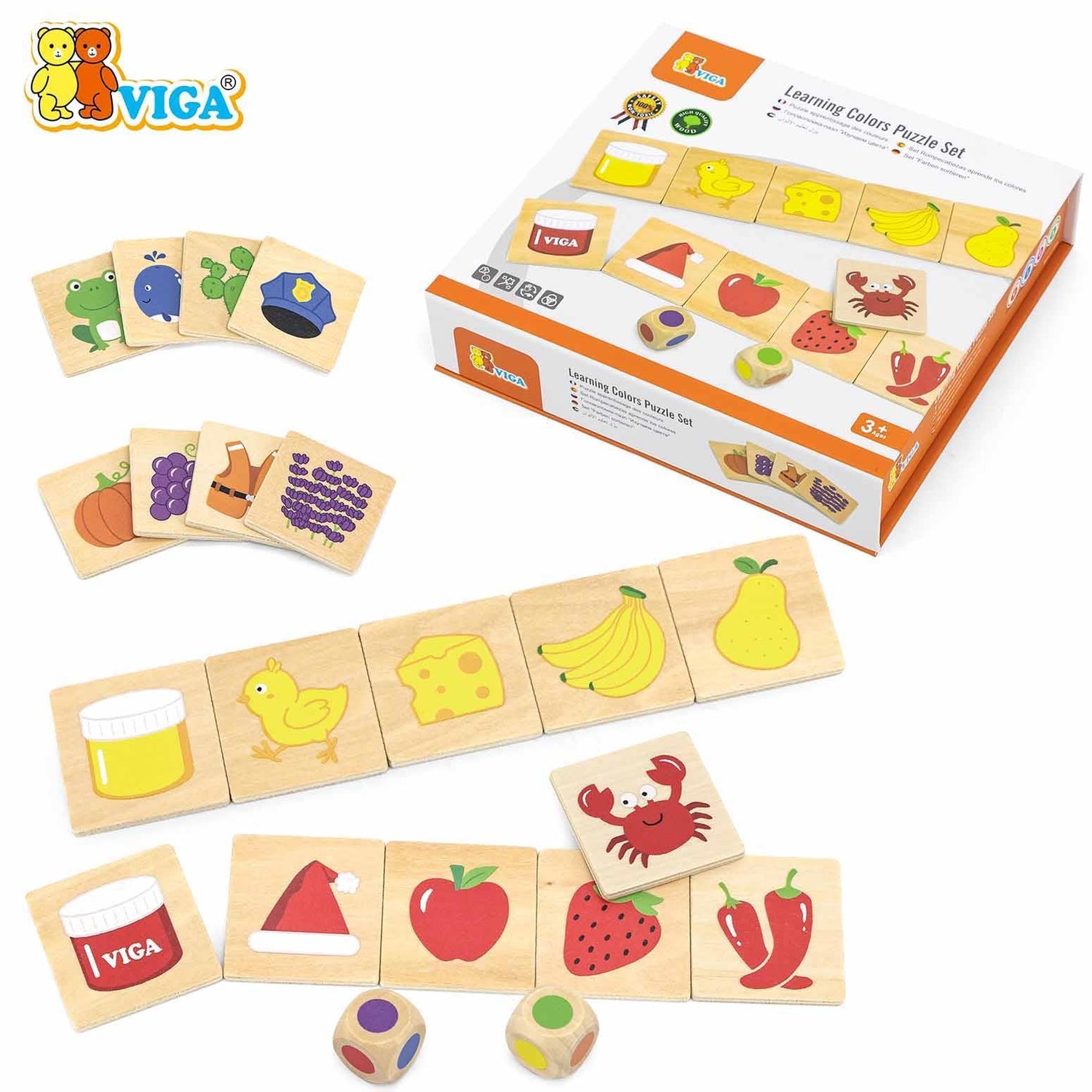 VIGA - Learning Colors Puzzle Set