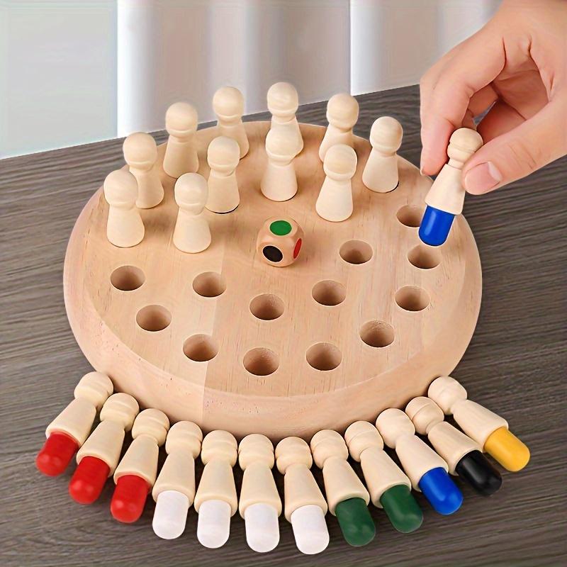Wooden Memory Chess Game