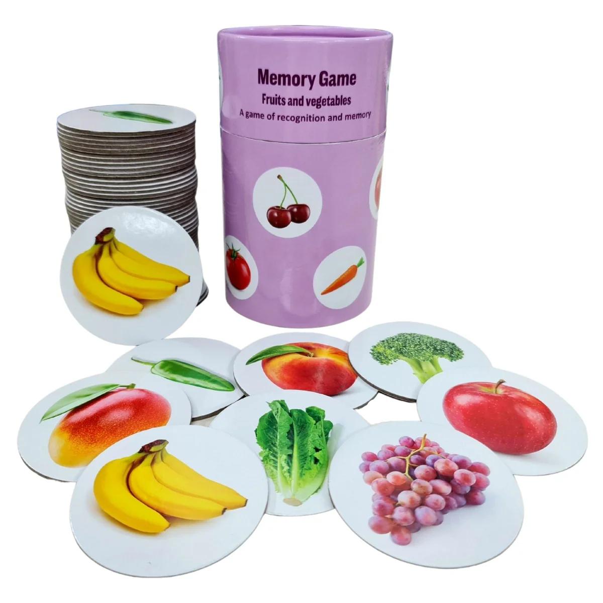 Memory Game Fruits and Vegetables
