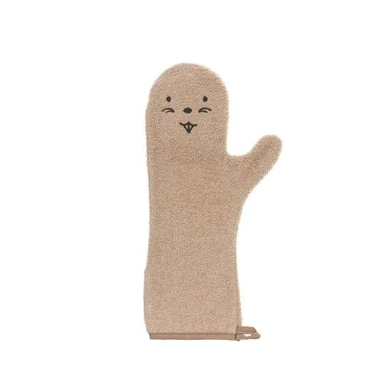 Bath Glove with Figure
