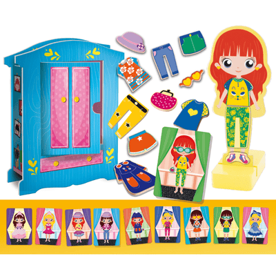 Montessori Magnetic Fashion Doll