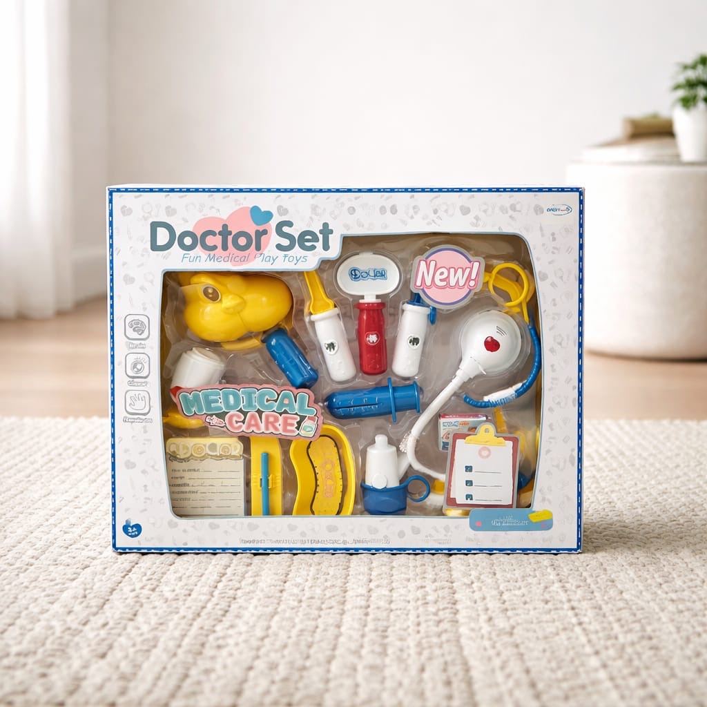 Doctor Set Medical Care