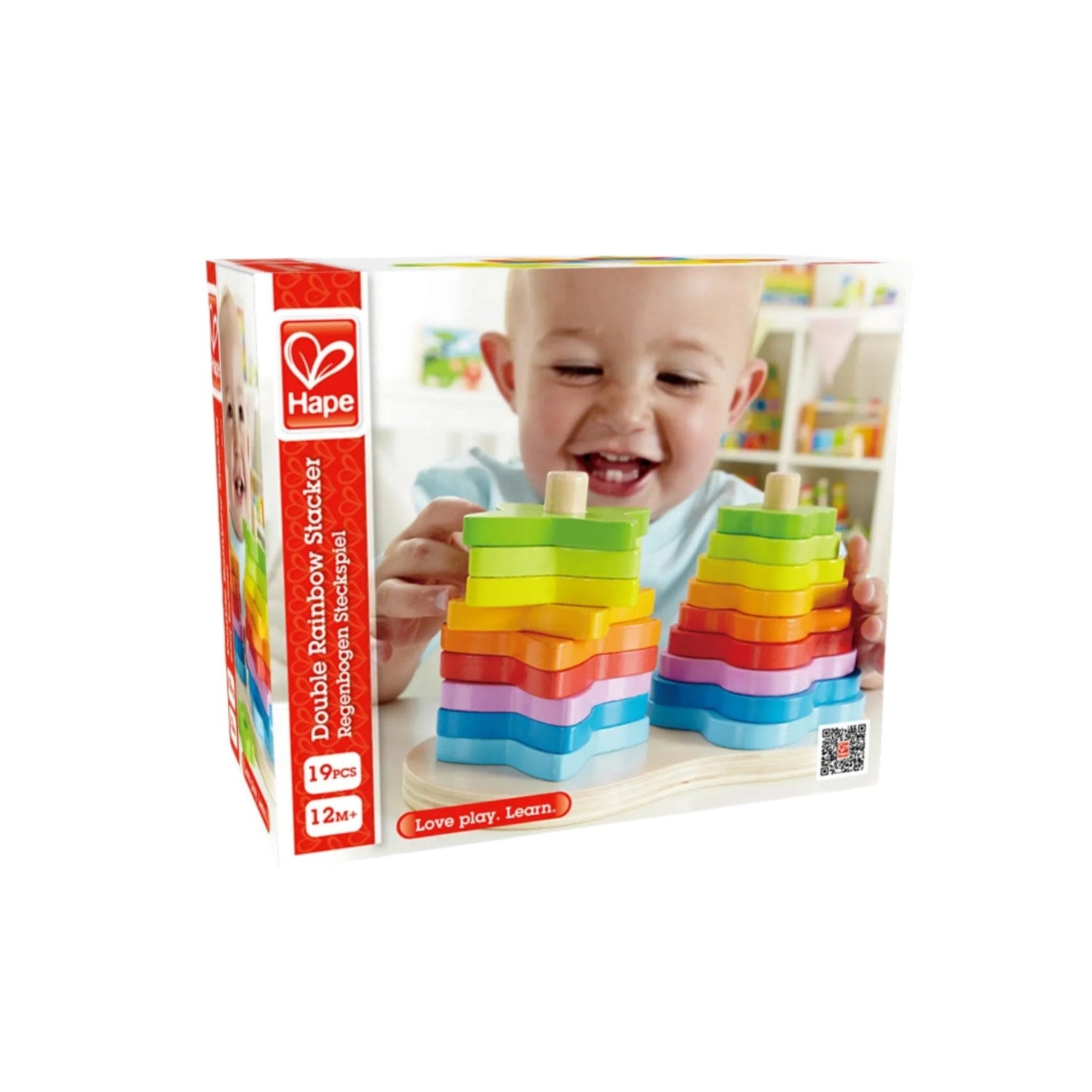 Hape - Double Rainbow Stacker