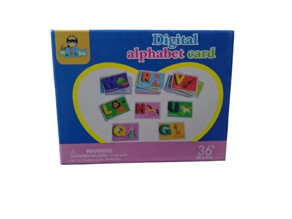Digital Alphabet card game