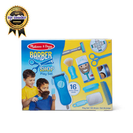 melissa & doug -barber shop play set