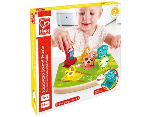 Hape - Farmyard Sound Puzzle