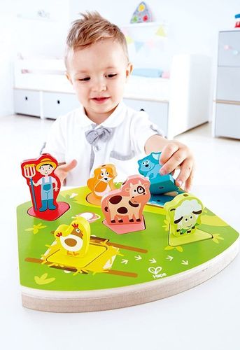 Hape - Farmyard Sound Puzzle